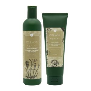 Combo Dầu Gội – Xả Weilaiya Gừng & Hà Thủ Ô 400ml Chính Hãng
