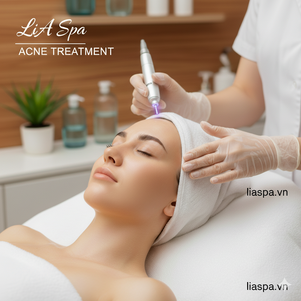 Trị mụn chuyên sâu chuẩn y khoa tại LiA Spa